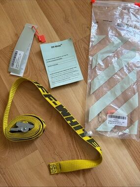 Mini 2.0 Industrial Belt off white belt